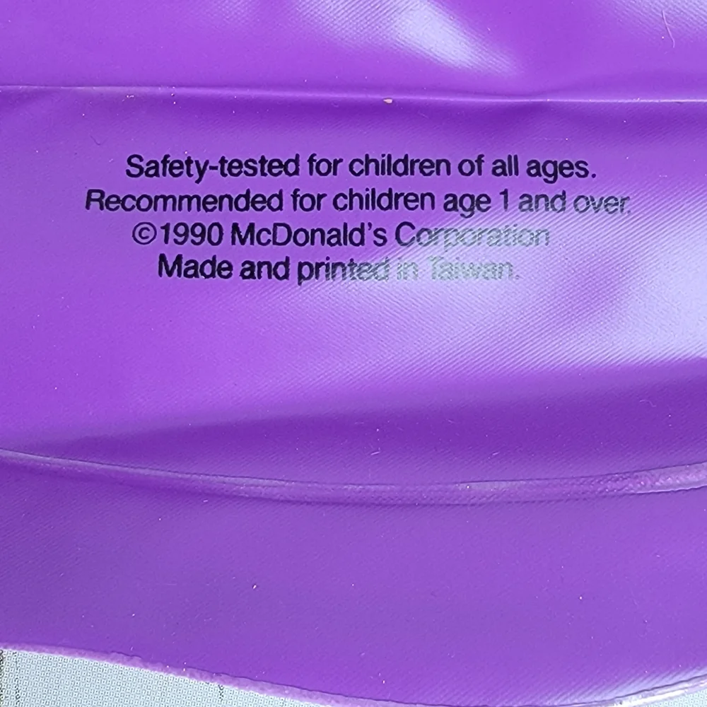 McDonald's Vintage Trick or Treat McGhost Candy Bag Kids 1990